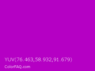 YUV 76.463,58.932,91.679 Color Image