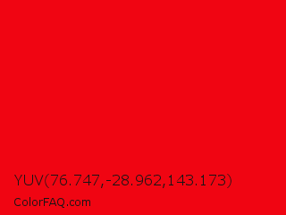 YUV 76.747,-28.962,143.173 Color Image
