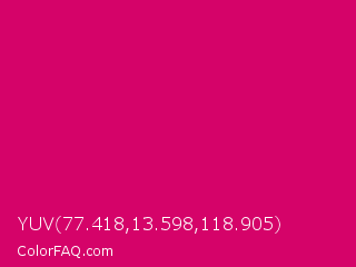 YUV 77.418,13.598,118.905 Color Image