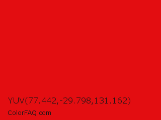 YUV 77.442,-29.798,131.162 Color Image