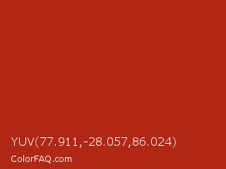 YUV 77.911,-28.057,86.024 Color Image