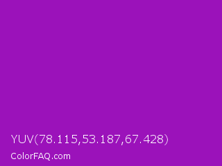 YUV 78.115,53.187,67.428 Color Image