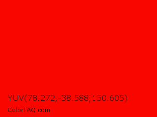 YUV 78.272,-38.588,150.605 Color Image
