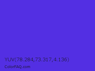 YUV 78.284,73.317,4.136 Color Image
