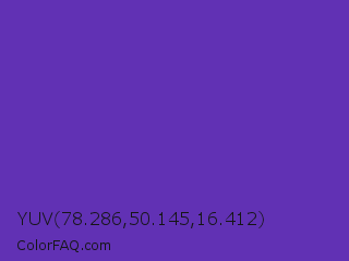 YUV 78.286,50.145,16.412 Color Image