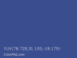 YUV 78.729,31.193,-18.179 Color Image