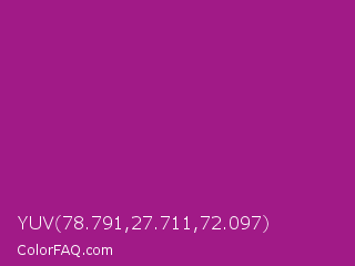 YUV 78.791,27.711,72.097 Color Image