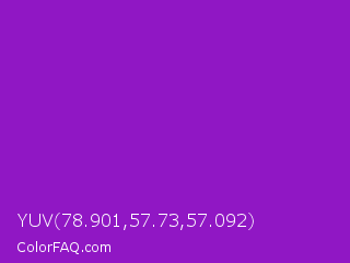 YUV 78.901,57.73,57.092 Color Image