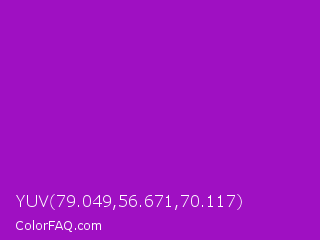 YUV 79.049,56.671,70.117 Color Image