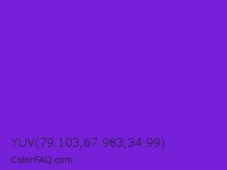 YUV 79.103,67.983,34.99 Color Image