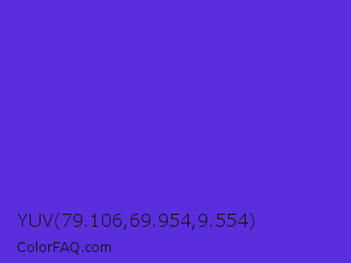 YUV 79.106,69.954,9.554 Color Image