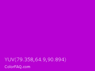 YUV 79.358,64.9,90.894 Color Image