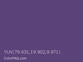 YUV 79.631,19.902,9.971 Color Image