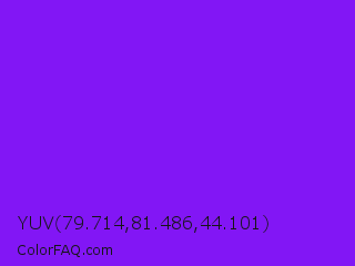 YUV 79.714,81.486,44.101 Color Image