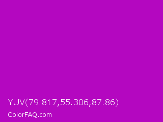 YUV 79.817,55.306,87.86 Color Image