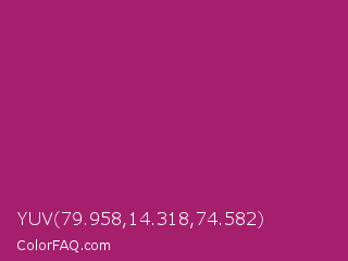 YUV 79.958,14.318,74.582 Color Image