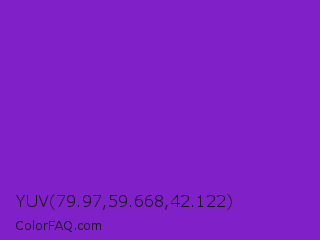 YUV 79.97,59.668,42.122 Color Image