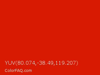 YUV 80.074,-38.49,119.207 Color Image
