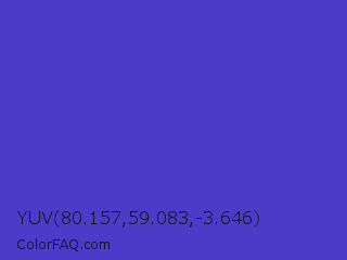 YUV 80.157,59.083,-3.646 Color Image