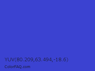 YUV 80.209,63.494,-18.6 Color Image
