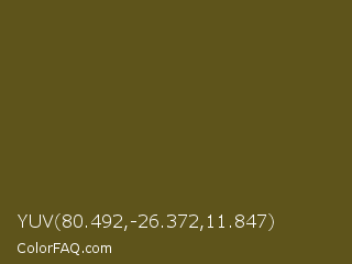 YUV 80.492,-26.372,11.847 Color Image