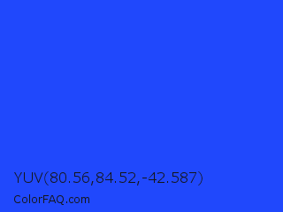 YUV 80.56,84.52,-42.587 Color Image