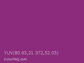 YUV 80.65,21.372,52.05 Color Image