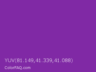 YUV 81.149,41.339,41.088 Color Image