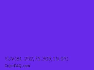 YUV 81.252,75.305,19.95 Color Image