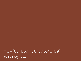 YUV 81.867,-18.175,43.09 Color Image