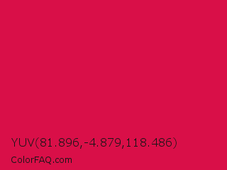 YUV 81.896,-4.879,118.486 Color Image