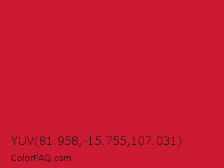 YUV 81.958,-15.755,107.031 Color Image