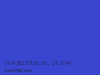YUV 82.03,61.61,-21.074 Color Image