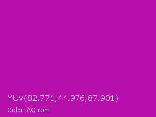 YUV 82.771,44.976,87.901 Color Image
