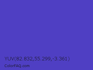 YUV 82.832,55.299,-3.361 Color Image