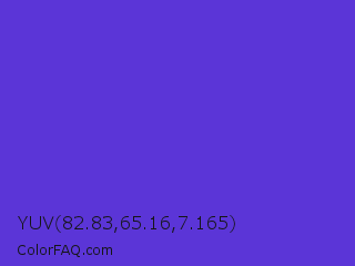 YUV 82.83,65.16,7.165 Color Image