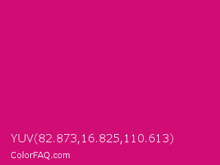 YUV 82.873,16.825,110.613 Color Image