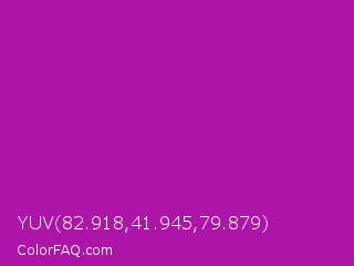 YUV 82.918,41.945,79.879 Color Image