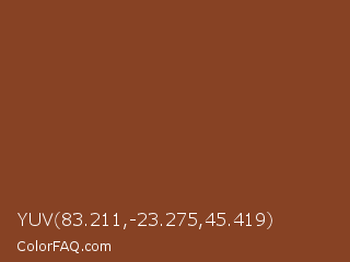YUV 83.211,-23.275,45.419 Color Image