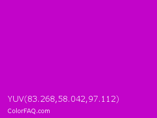 YUV 83.268,58.042,97.112 Color Image