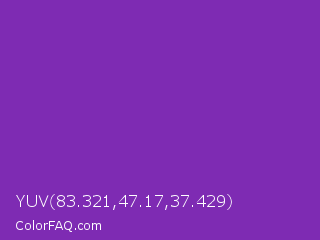YUV 83.321,47.17,37.429 Color Image