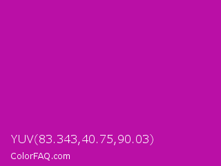 YUV 83.343,40.75,90.03 Color Image