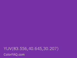 YUV 83.556,40.645,30.207 Color Image