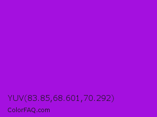 YUV 83.85,68.601,70.292 Color Image