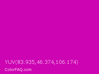 YUV 83.935,46.374,106.174 Color Image
