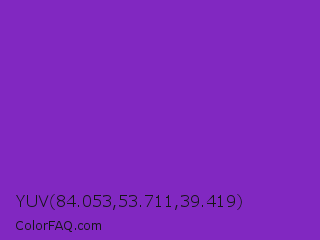 YUV 84.053,53.711,39.419 Color Image