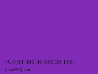 YUV 84.489,49.059,38.159 Color Image