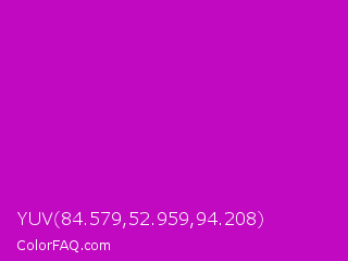 YUV 84.579,52.959,94.208 Color Image