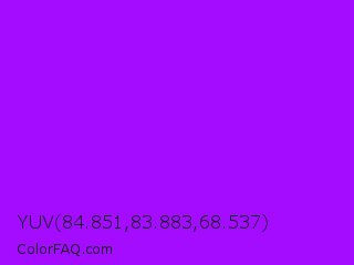 YUV 84.851,83.883,68.537 Color Image