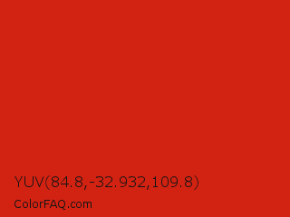YUV 84.8,-32.932,109.8 Color Image